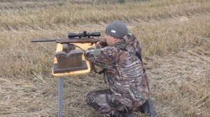 CZ-455THumBHole .22LR - пристрелка на ветру.