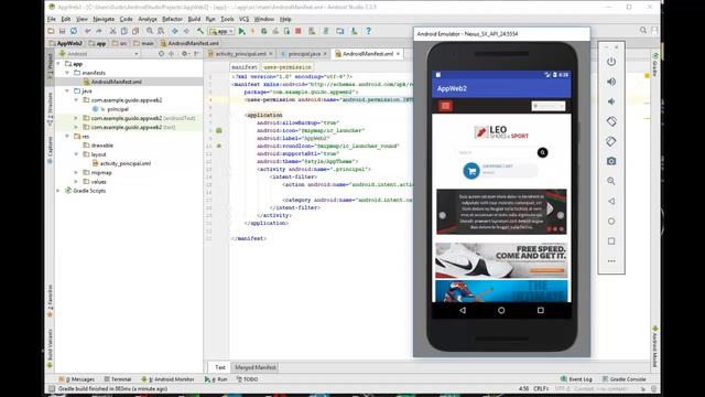 Creando un WebView [ con onBackPressed(), onReceivedError()] - Android смотреть онлайн