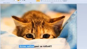 Делаем надпись на фотографии в Paint