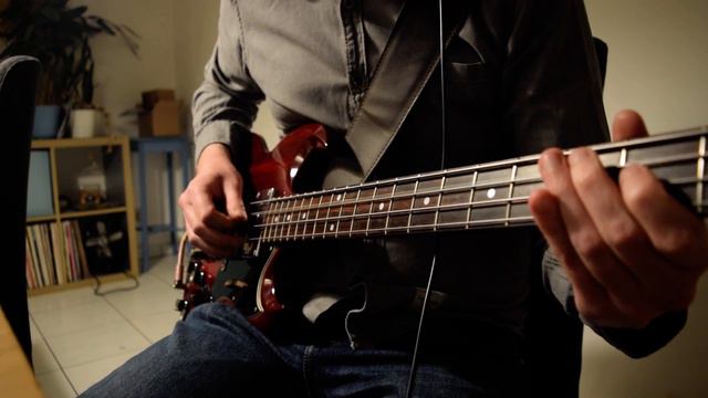 She's not there - The Zombies (bass cover improvisation) смотреть онлайн