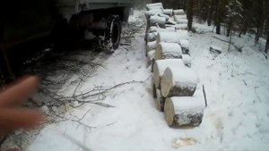 Первая поездка в лес,2019 году, на газ 53 за дровами,грузим дрова накатываем дорогу,