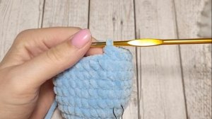 ?НЕСЛОЖНАЯ МЫШКА ВЯЗАНАЯ КРЮЧКОМ ИЗ ПЛЮШЕВОЙ ПРЯЖИ?crochet mouse?gehäkelte Maus