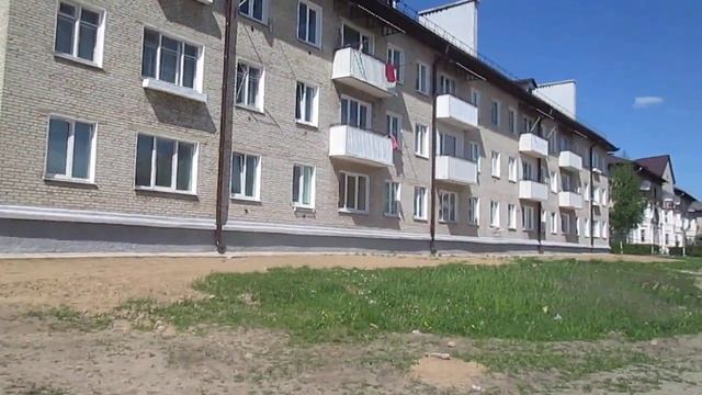 1# Щучин Беларусь. Островского д.1-7. Прогулка по весенней улице.