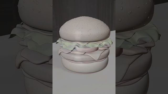 First Burger | 3D Blender