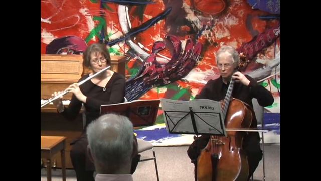 Sonata in D Major, Handel. Deb Veit, flute Fran Rogers, cello. Originally January 29, 2010 смотреть онлайн