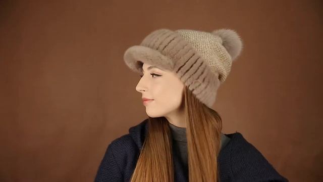 Интернет-магазин меховых шапок. Шапка из меха норки на шерстяной основе смотреть онлайн