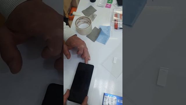 Samsung galaxy A31 Как наклеить защитное стекло.