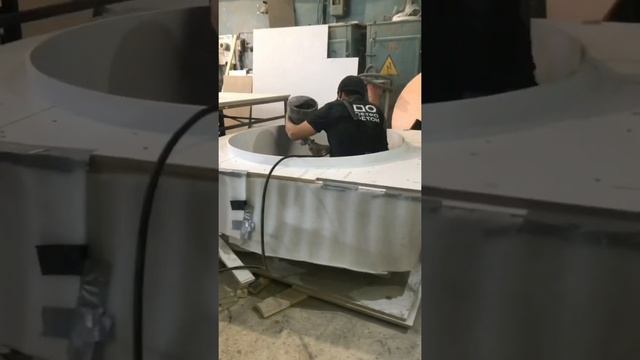 Как сделать ванну из бетона в лофт интерьер. Часть 1 смотреть онлайн