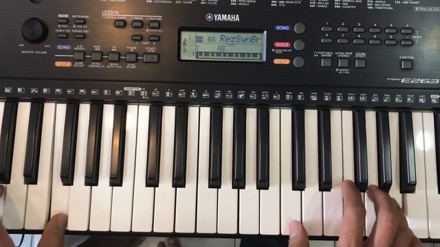 Organ Yamaha PSR-E263 смотреть онлайн