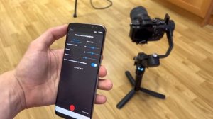 Дистанционное управление DJI Ronin RSC2 со смартфона.