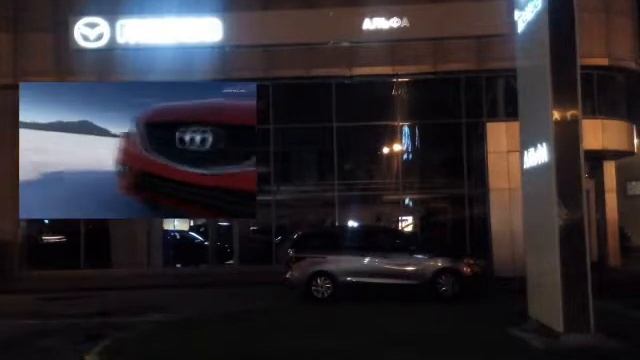 Видеовитрина NEO-STAR на фасаде автосалона Mazda (Тольятти) смотреть онлайн