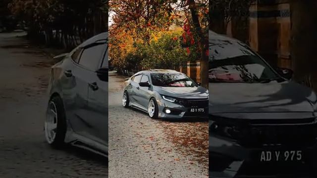 Honda Civic X Grey Modified ?? смотреть онлайн