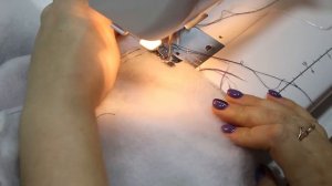 Моя первая стеганая куртка на синтепоне. Шью сама. По выкройке Burda.