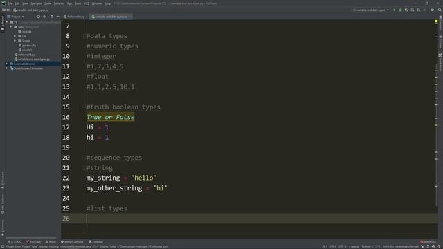 [Python]Syntax and Data Types