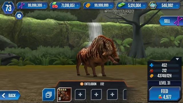 Jurassic World: The game UPDATE! (All Cenozoic Creatures MAX!!) смотреть онлайн