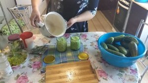 Огурцы на зиму необычным способом!!!