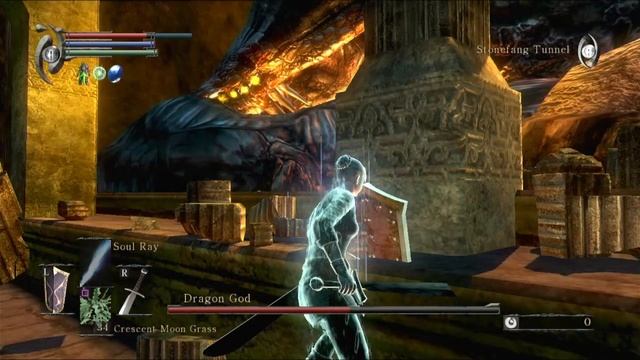 Demon's souls. 09. Босс Dragon God