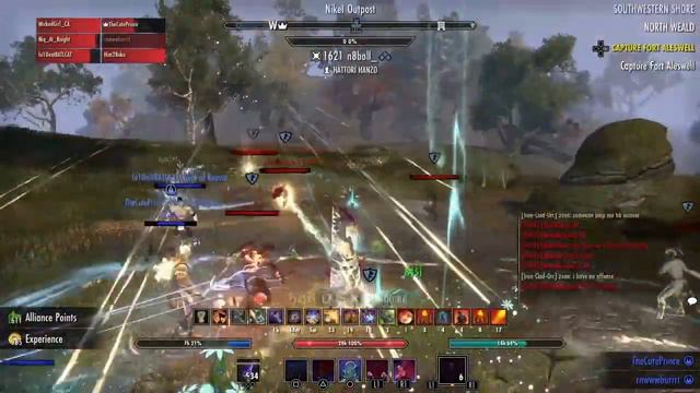 FEAST vs DC Cyrodiil Field Fight The Elder Scrolls Online ESO PvP PS4 NA смотреть онлайн
