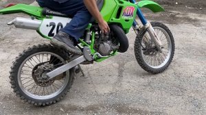 Kawasaki KDX200 Testride