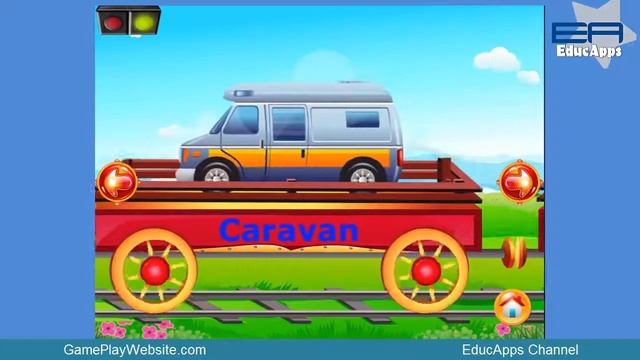 On the Bus Educational Games Collection  - Tiny Train Learning Game смотреть онлайн