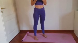 Удияна бандха для начинающих в положении стоя