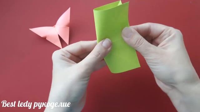 Бабочки из бумаги. Легко и быстро. смотреть онлайн