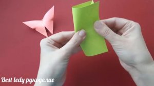 Бабочки из бумаги. Легко и быстро.