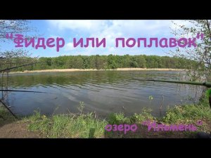 "Фидер или поплавок", Ловим карася!