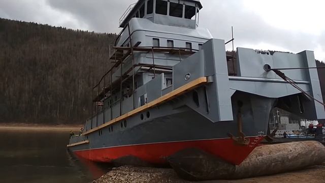 Постройка корабля (на реке Лена!!!) смотреть онлайн