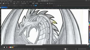 Dragon Vector Speed Art -Coreldraw 2022-Ahsan Sabri - Learn corelDRAW with Ahsan Sabri