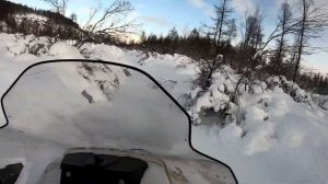 снегоход стелс викинг 800 прокатились по первому снегу