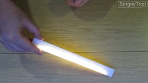 Светильник-подсветка из подручных средств для клавиатуры