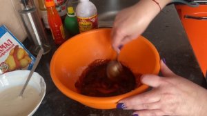 Курица в устричном соусе.