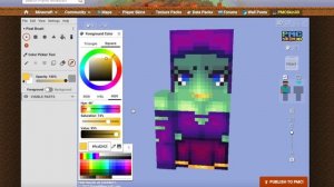 Minecraft Skin HD TRANSFORMATION! (Persona Remake Speedpaint)