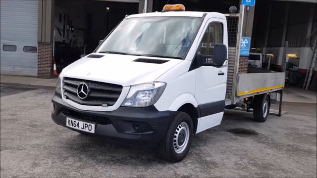2014 64 MERCEDES-BENZ SPRINTER 313CDi 14' DROPSIDE WITH TAIL LIFT - £12,495 + VAT смотреть онлайн