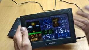 Домашняя метеостанция DIGOO DG-TH8988 с внешним радио датчиком