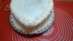 Торт сердце Торт ко дню влюбленных торт с желе Украшение торта масляным кремом Бисквит с желе