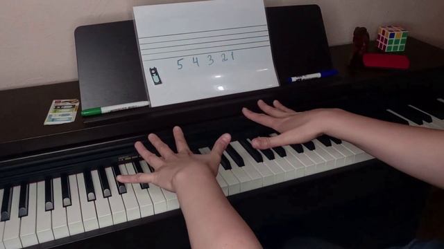 ДЗ - 2-3 урок. Аппликатура/пианино с нуля взрослым