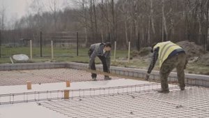 Армирование фундаментной плиты