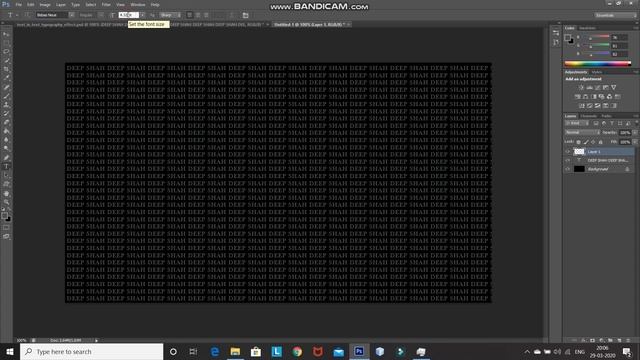 TEXT IN TEXT TYPOGRAPHY EFFECT | TEXT EFFECT | PHOTOSHOP TUTORIAL смотреть онлайн