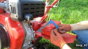 Инструментальный ящик для мотоблока и чищалка для фрез