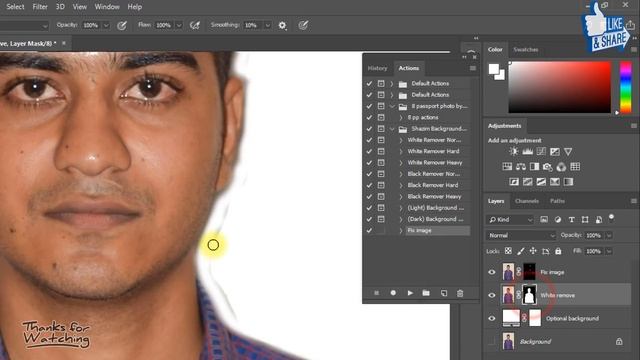 1 Click Automatic Passport Size Photo in Photoshop Actions ⏬ смотреть онлайн