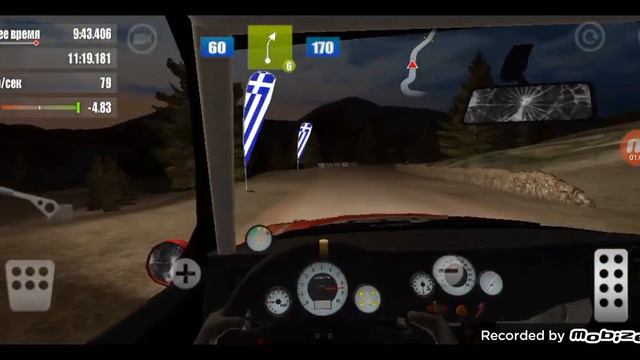 WFA Rally Mobile. Ралли Греции. Этап 4. Выступление Егора Абрамова