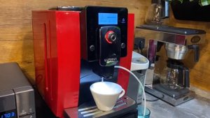 Приготовление капучино на кофемашине Oursson