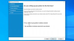 HP Laser 107W Printer WiFi Setup Windows 10