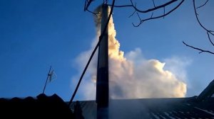 Загорелась сажа в трубе