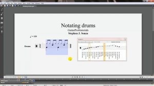 Guitar Pro 6 tutorial - Drum notation