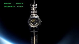 traser® H3 P 6600 Sand watch up to the stratosphere and back!