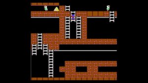Прохождение (21-25) уровней игры Lode Runner (Золотоискатель) на приставке Dendy.
