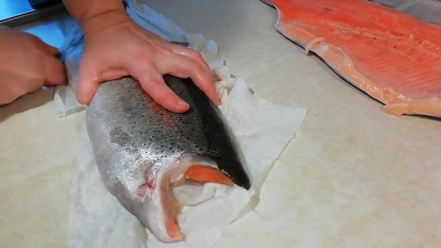 Вкуснейшая солёная СЁМГА